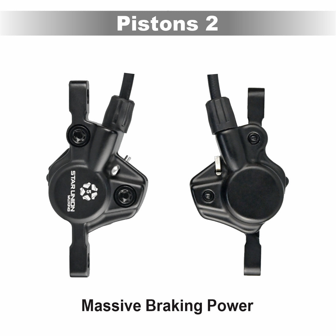 KTET 240PYD Ebike Hydraulic Disc Brake Kit - Performance Cycle Brakes: Electric & Hydraulic Options, Find Your Price