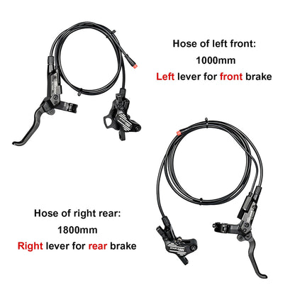 KTET 220PYD Pro Electric Hydraulic Disc Brake System - E-Bike Brake with Electric Assist