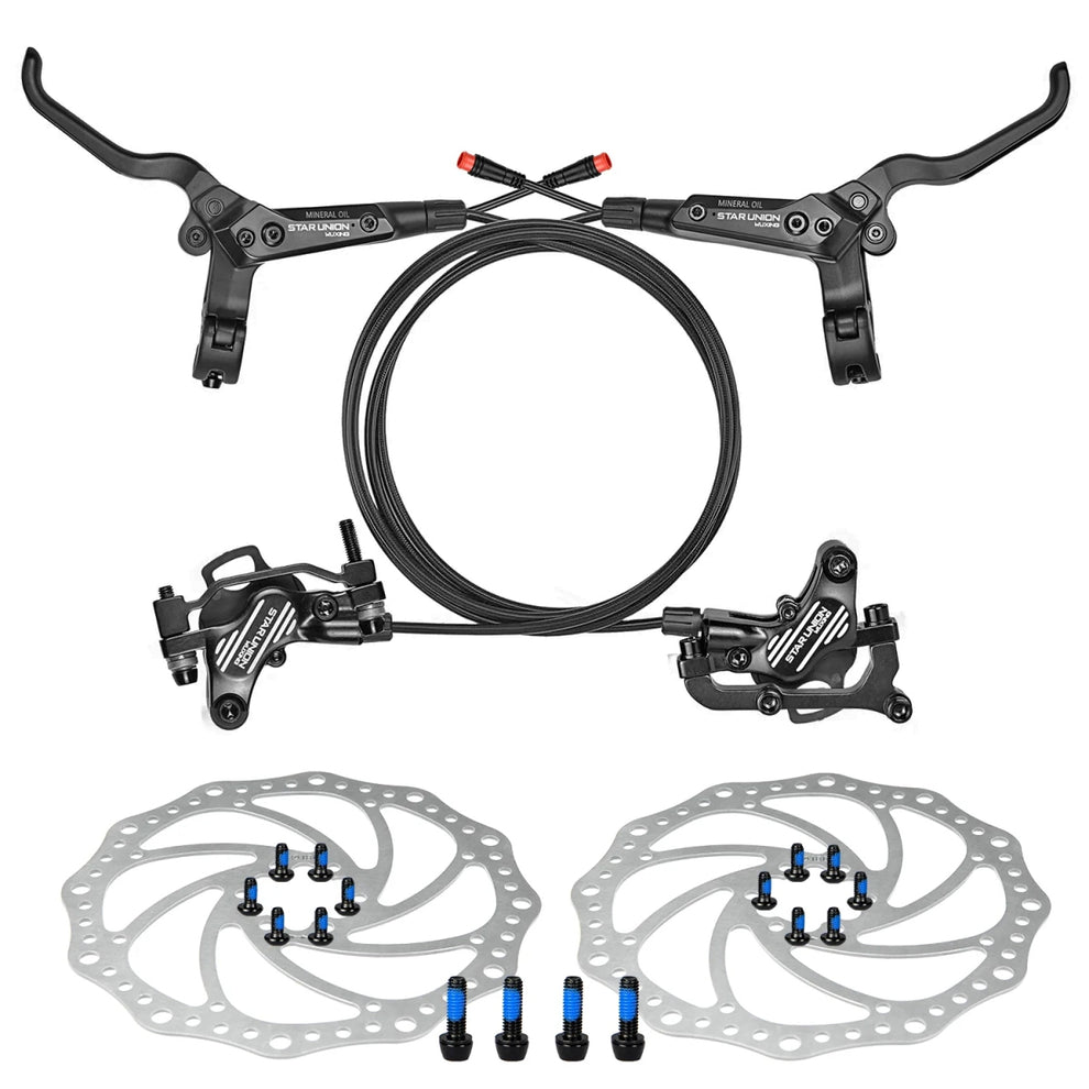 KTET 220PYD Pro Electric Hydraulic Disc Brake System - E-Bike Brake with Electric Assist