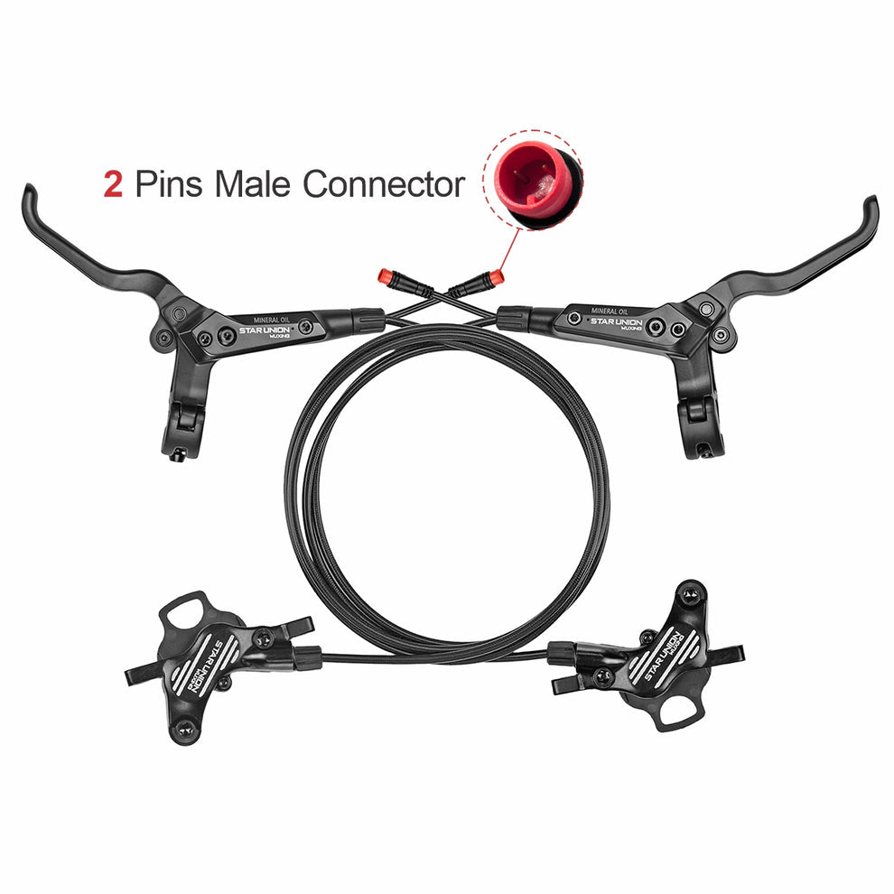 KTET 220PYD Pro Electric Hydraulic Disc Brake System - E-Bike Brake with Electric Assist
